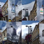 New banners in Huddersfield Town Centre