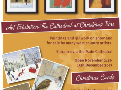 Art Exhibition "Exeter Cathedral at Christmas Time"