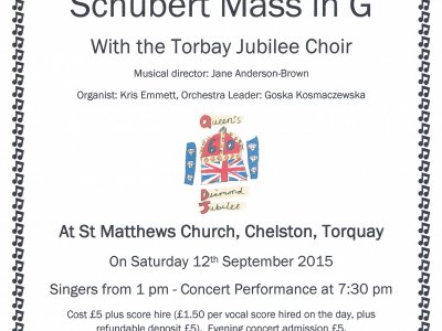 Come and Sing or Play - Schubert Mass in G