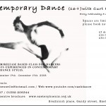 Contemporary Dance Class with Curt Hennells @ Exeter Phoenix.