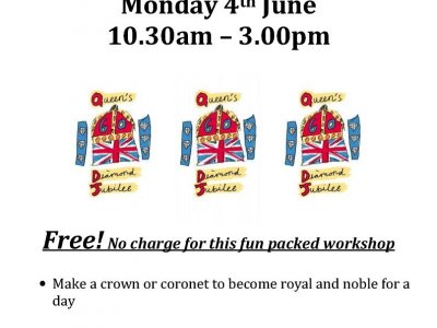 Crowns & Coronets Workshops - Mon 4th June 2012 @ 10.30am - 3pm