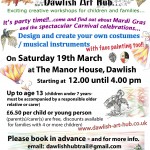 Dawlish Art Hub - Sat. 19th March ~ Mardi Gras