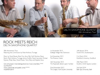 Delta Saxophone Quartet 30th Anniversary Tour