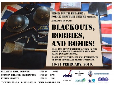 Devon Youth Theatre presents 'Blackouts, Bobbies and Bombs'