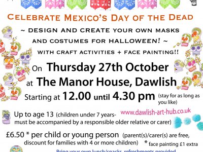 Half Term art workshop: masks, costumes and Mexican crafts