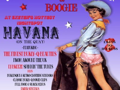 Kinky & Quirky's Yee-Haw Burlesque and Boogie @ Havana on the Qu