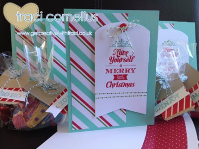 Merry Little Christmas Cardmaking and Gif bag Class