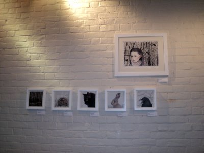 New drawings at The Cafe in Topsham, Exeter