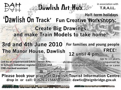 Two Days of *Free* Art Workshops - 'Dawlish On Track'