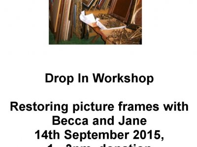 Workshop restoring picture frames