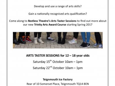 Youth Arts Award - Taster Sessions