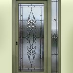 Bevelled glass door by onglass.co.uk