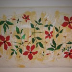 Clematis Flowers and Leaves - Artwork Commission 2009