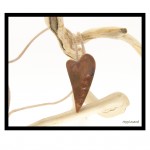 Copper Heart Pendant. 1