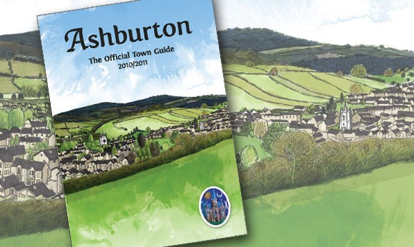 Cover Illustration for Ashburton Town Guide