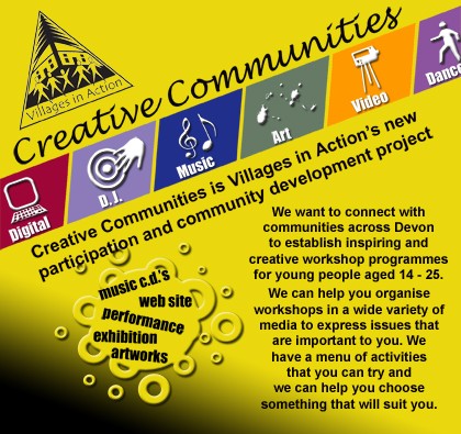 Creative Communities leaflet