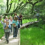Family enjoying the Nature Trail at Occombe Farm