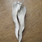 fold formed earrings