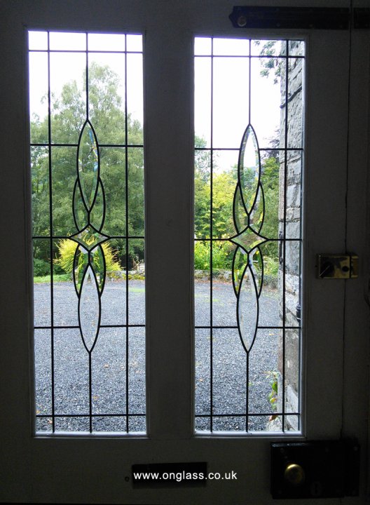 Front door bevel glass design BSP 16
