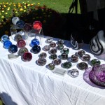glass work at the arts market