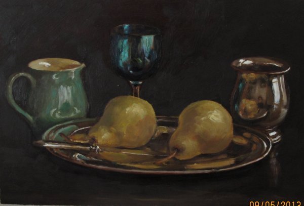 Green Glass and Pears