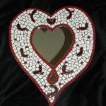 Heart Mosaic Mirror