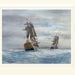 HMS Victory with Euryalus