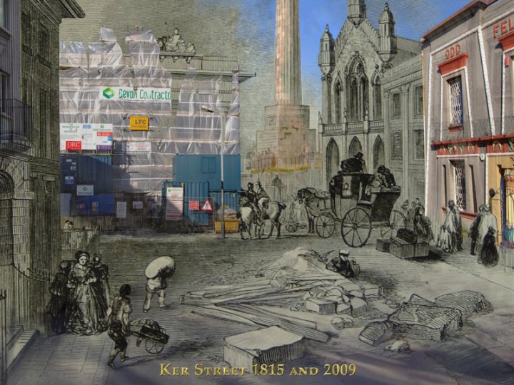 ker street 1815 and 2009