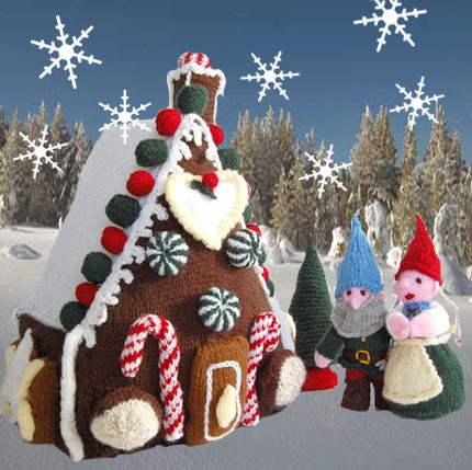 Knitted Ginger Bread House