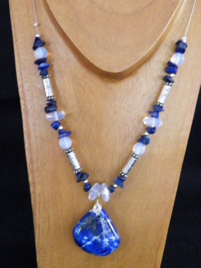 Lapis Lazuli with opalite