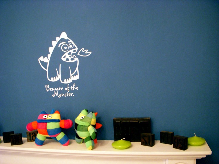 Monster wall stickers