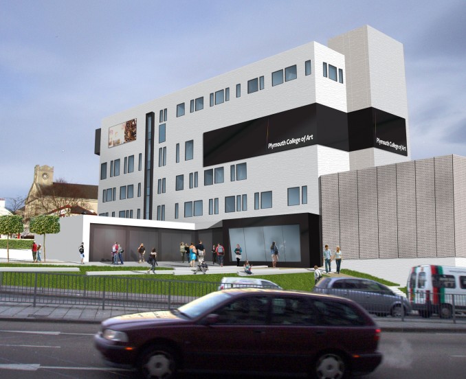 Plymouth College of Art new look