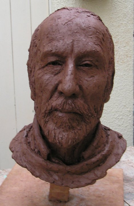 Portrait head of Peter Stride