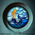 Round Mermaid window