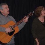 Singing at the Exeter Folk & Acoustic Music Club, Ley Arms, Kenn