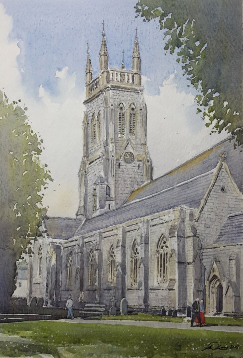 St Mary's parish church.