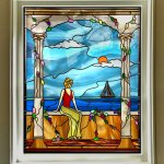 Stained glass feature window