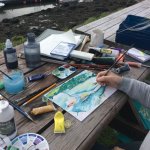 Watercolour Workshop at Noss Marina