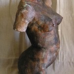 Woodfired female torso