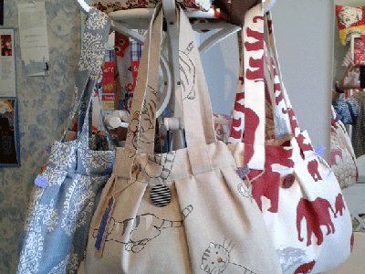 Franzipan hand-made bags, boards & cushions