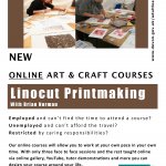 New Online Courses - Linocut Printmaking