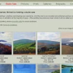 Richard Thorn's studio sale website launched by Studio Devon