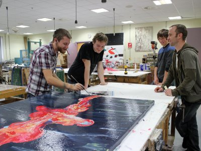 South Devon College’s First Artist in Residence 