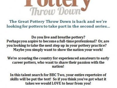 THE GREAT POTTERY THROW DOWN IS BACK!