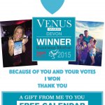Winner of the Venus Business Mother of the Year in Devon 2015
