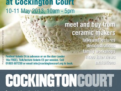 Volunteering with Ceramics Festival at Cockington Court