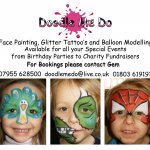 Doodle Me Do / Face Painter - Glitter Tattoos and Balloon Modelling Parties