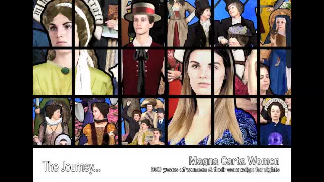 The process of Magna Carta Women art project