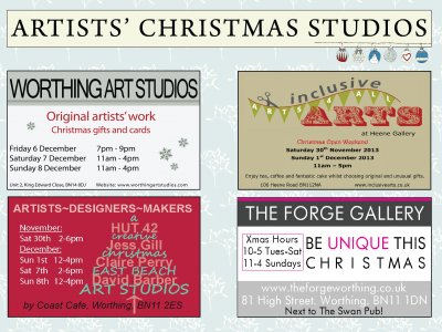 Worthing Art Studios Open Studio Christmas Event